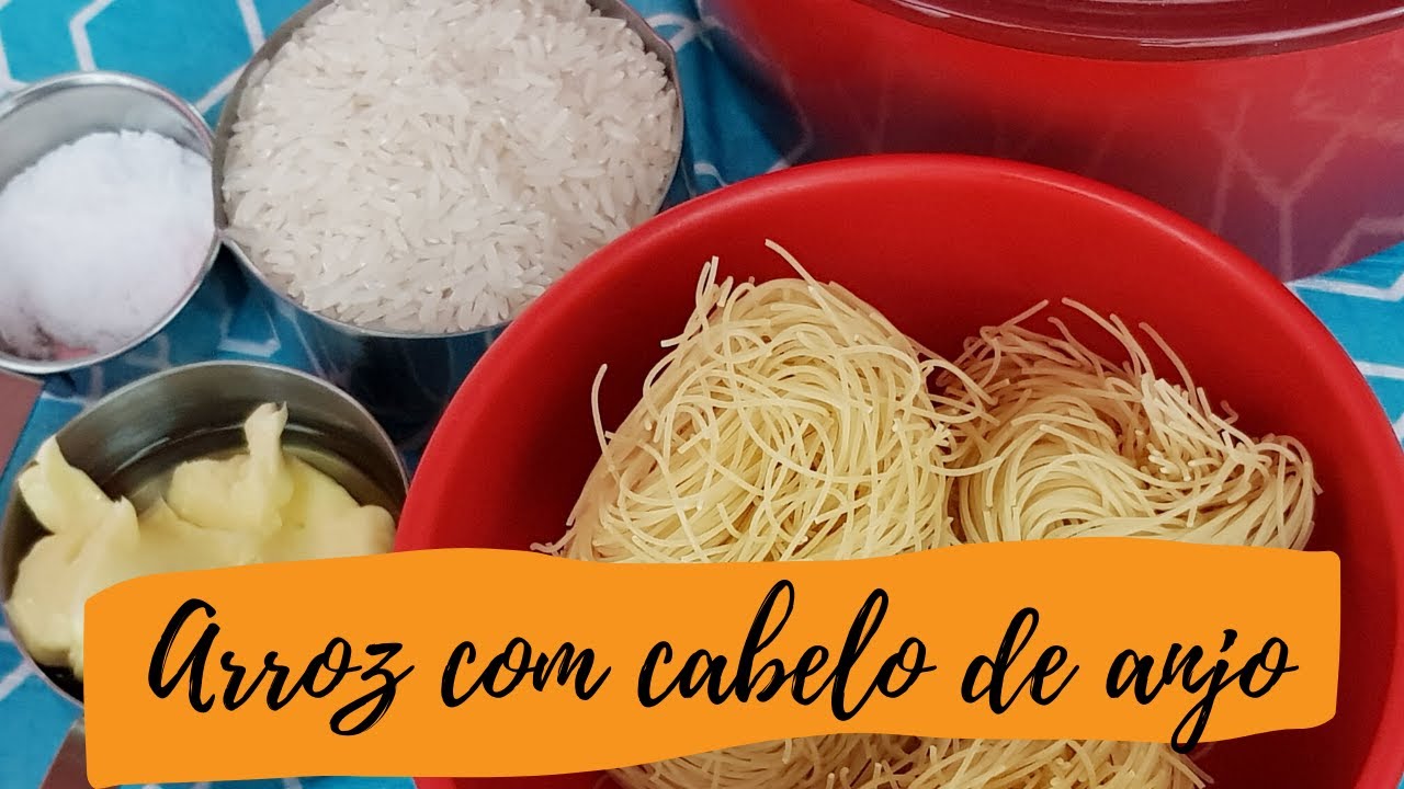 Arroz com cabelo de anjo