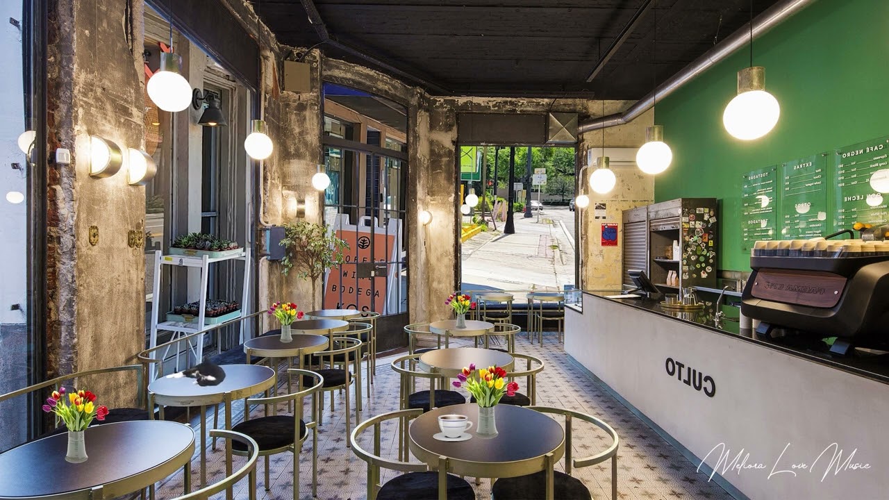NORWAY Cafe: Beautiful Relaxing Jazz Piano Music for Stress Relief - Coffee Shop Ambience ASMR