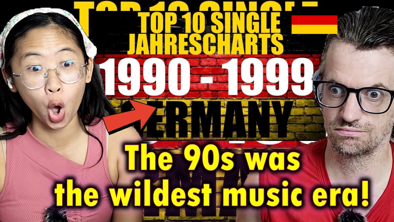 Our Reaction to German Top 10 Single Charts | 1990 - 1999 | Year-End Charts