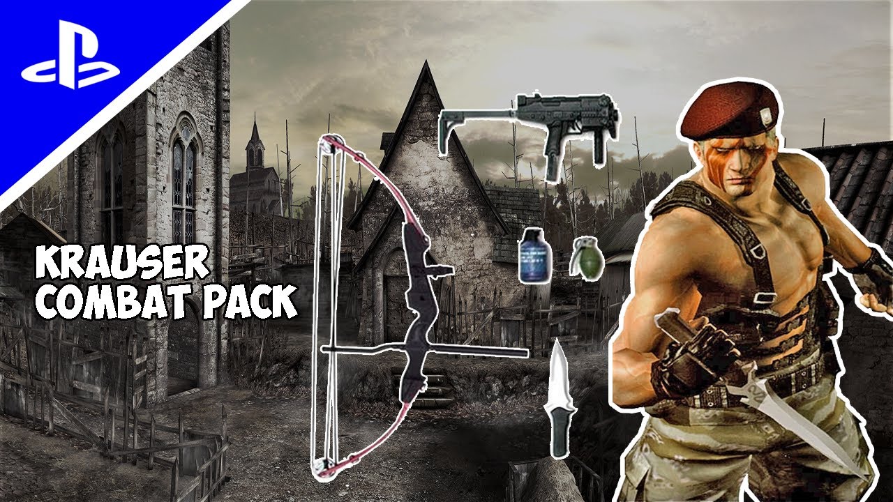 RESIDENT EVIL 4 MOD KRAUSER + COMBAT PACK PS2 ISO