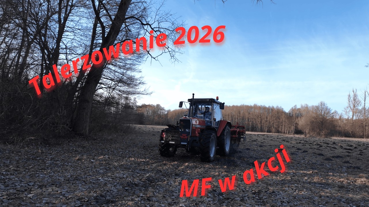 🔥Talerzowanie 2026🔥 Massey Ferguson 3085 & Strumyk 2.7m