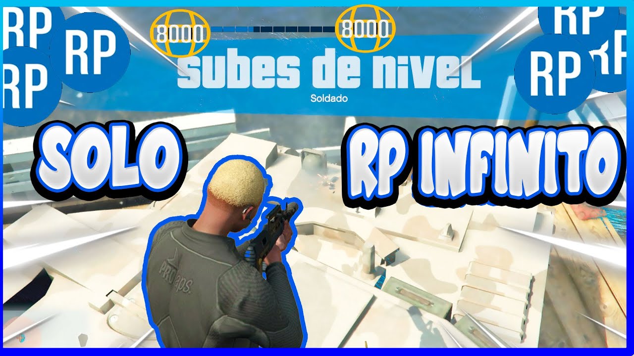 VOLVIO SUBIR DE RP MASIVO INFINITO SOLO SIN AYUDA SIN PEYOTES EN GTA ONLINE PARA TODOS