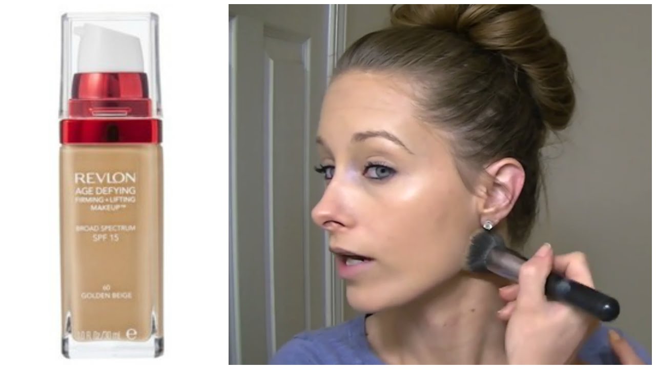 Review & Demo: Revlon Age Defying Firming + Lifting Foundation