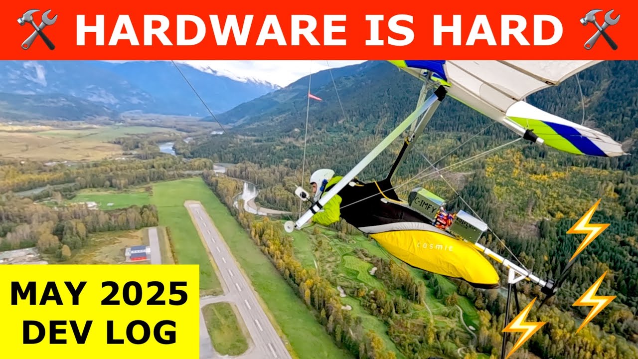 Electric hang glider development – May 2025 update