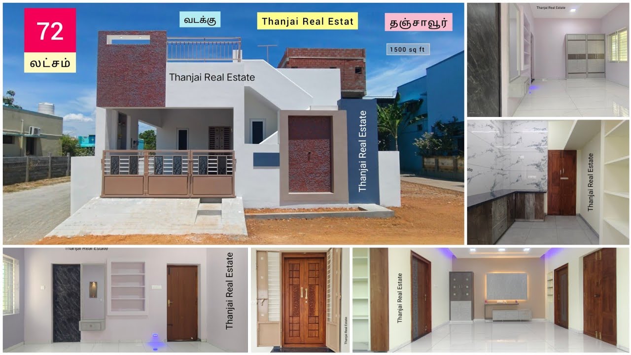 Premium Quality full Furnished North face New for House sale in Thanjavur @thanjairealestate1479
