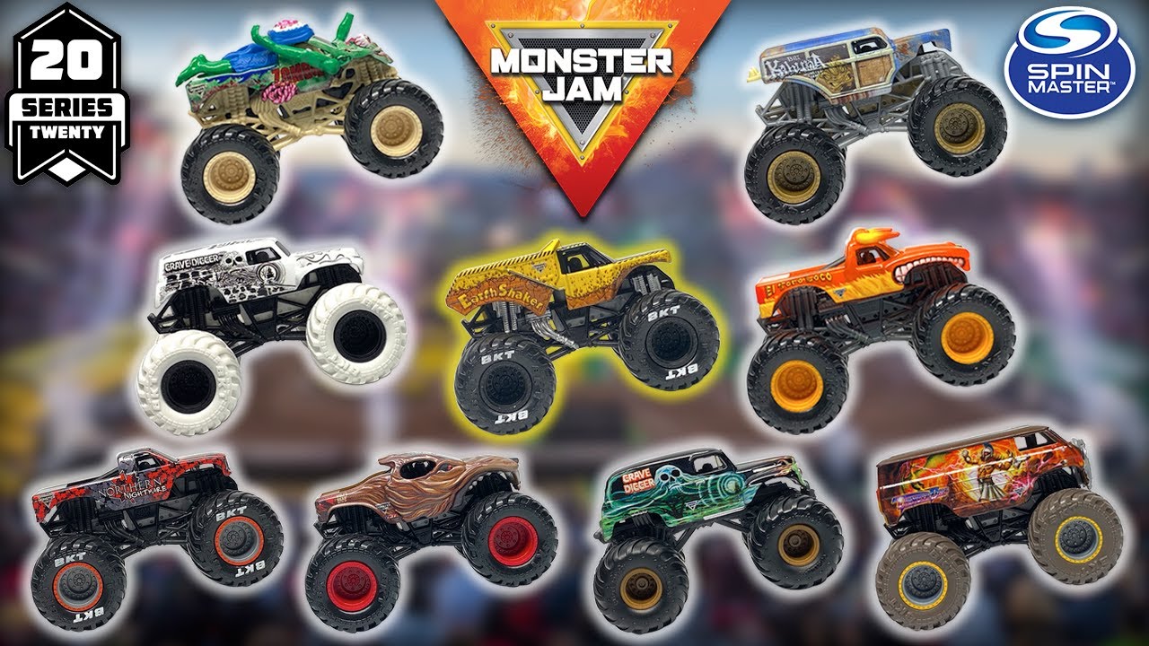 SPIN MASTER MONSTER JAM СЕРИЯ 20 | МАСШТАБ 1:64
