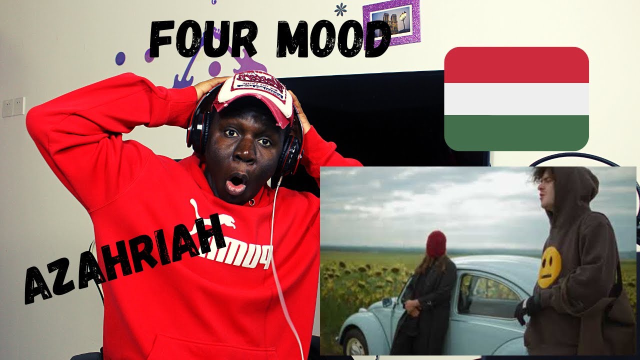 Azahriah -'FOUR MOODS' Official Video Reaccion!!