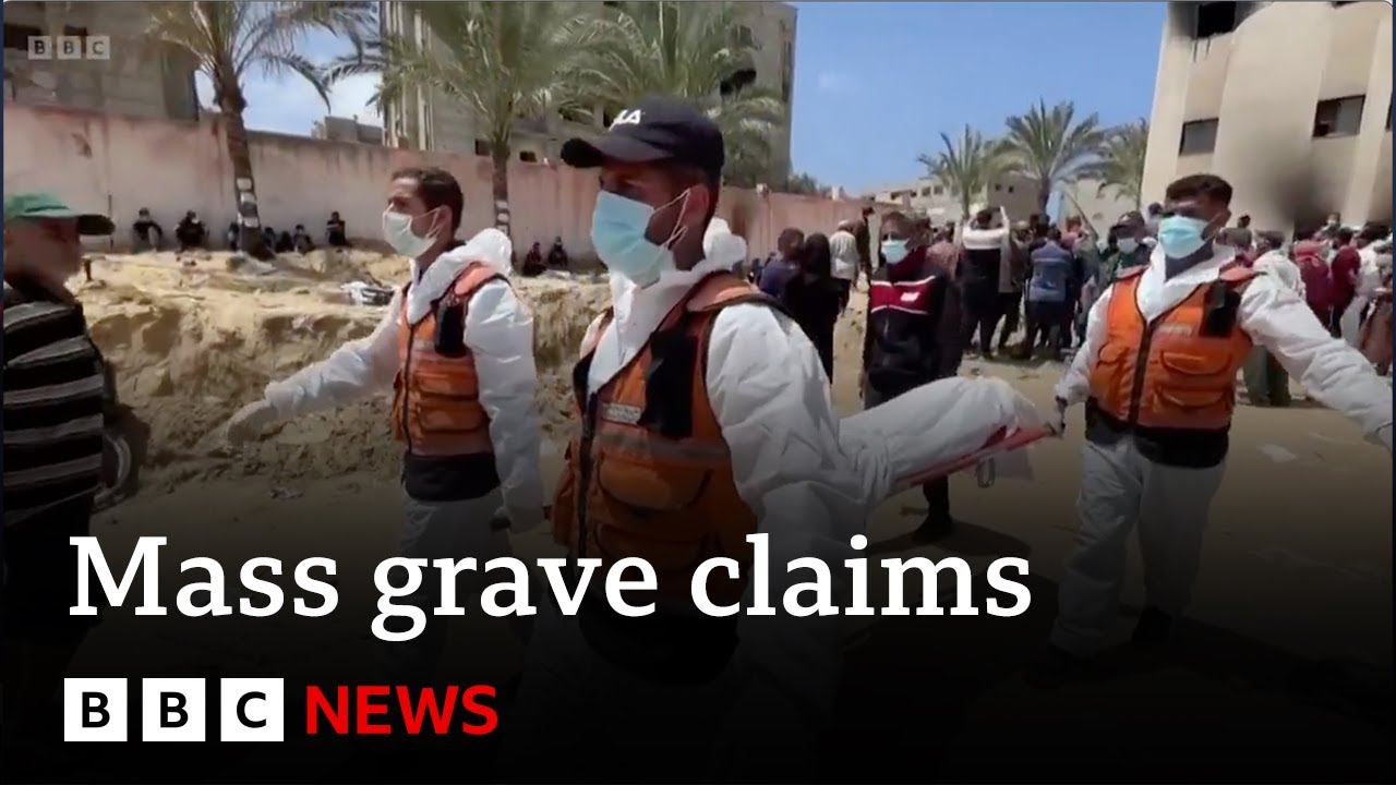UN demands investigation of &ldquo;mass graves&rdquo; at Gaza hospitals | BBC News