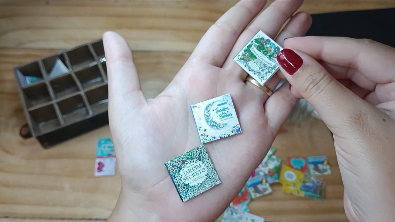 Mini livros de colorir - Mini prateleira 2026