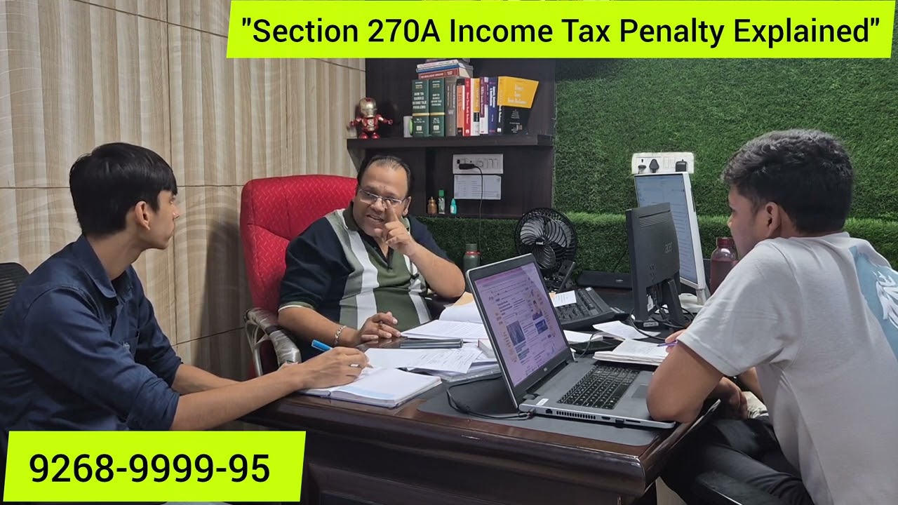Section 270A Income Tax Penalty Explained &ndash; Underreporting and Misreporting of Income!!!