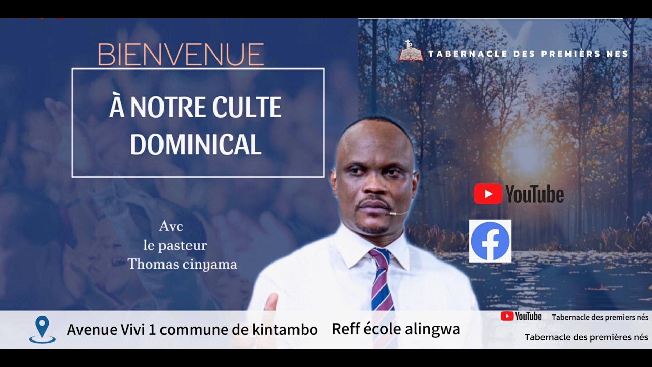 CULTE DU DIMANCHE 08.03.2026 SUJET CE MESSAGE VAUT LA MORT POUR MOI FR ENOCK KELEKELE