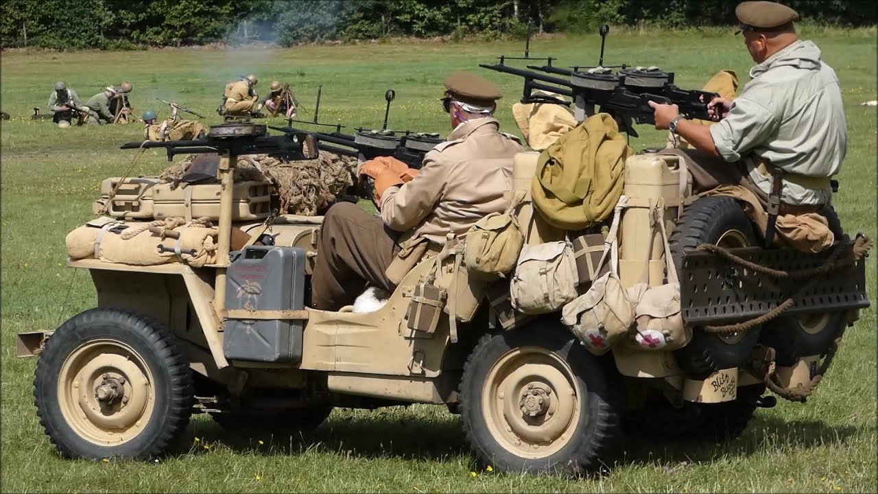 World War II mock North Africa Battle reenactment highlights, at Military Odyssey 2024