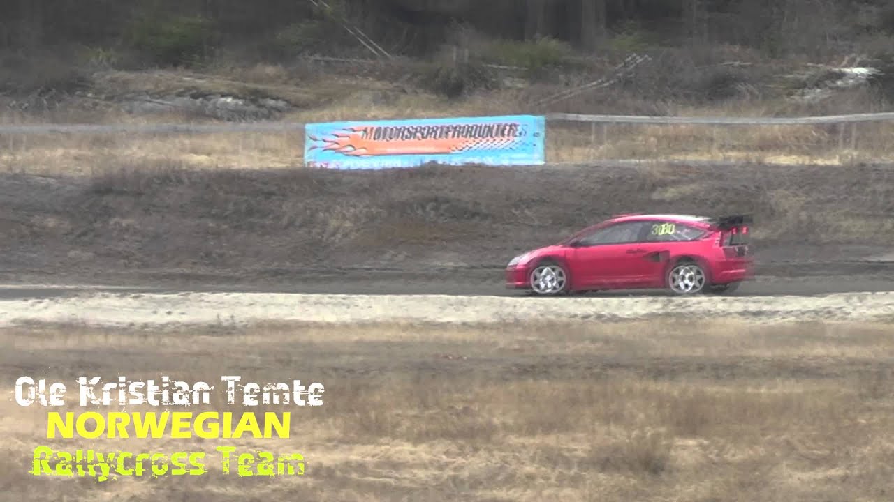 OK Motorsport - Ole Kristian Temte first test with the RX Supercar Citroen C4
