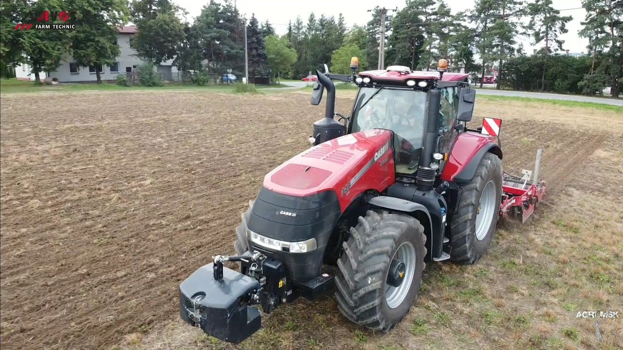 CASE IH MAGNUM 340 CVX a SUMO SEEDER  NAVOS FARM TECHNIC
