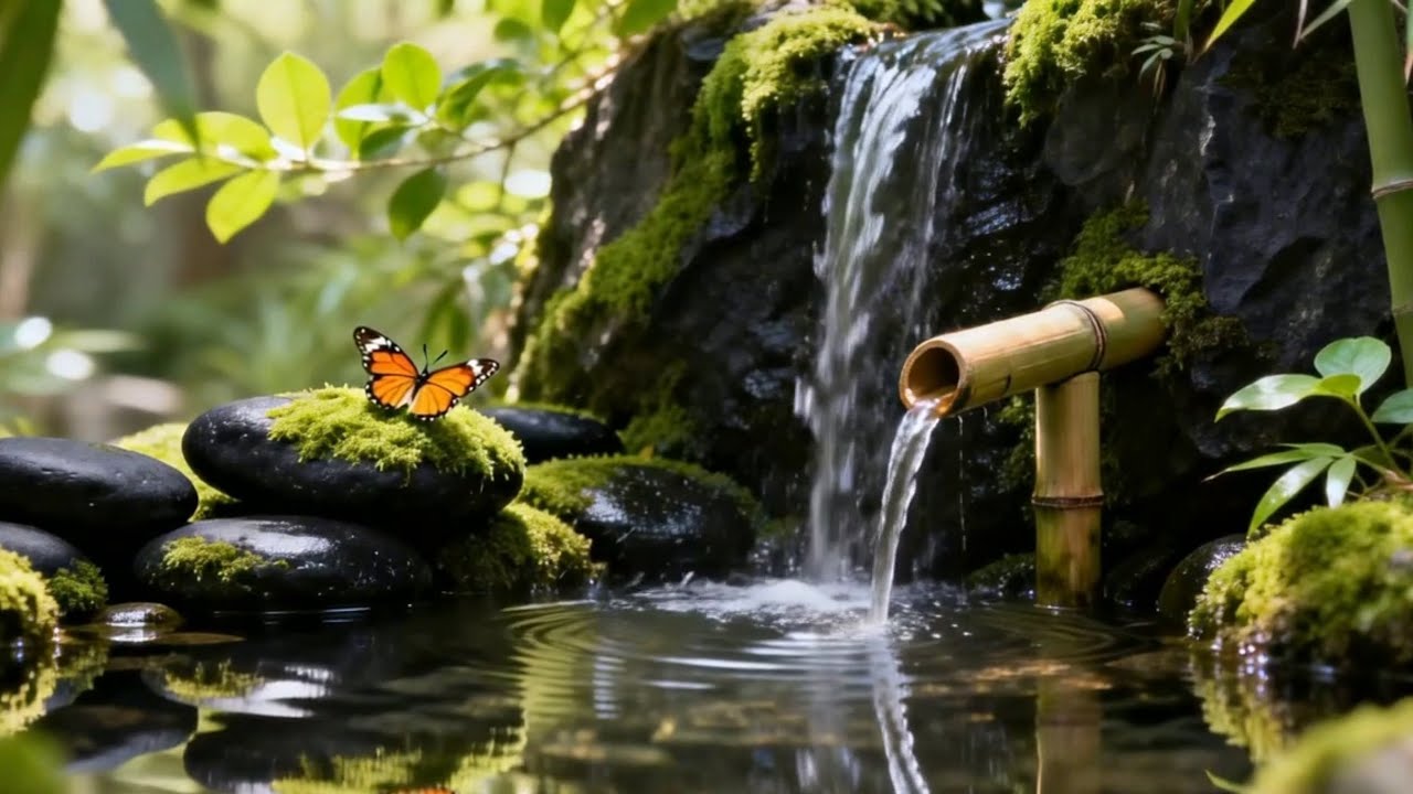 “Relaxing Bamboo Water Sounds | Spa Music, Meditation, Stress Relief”