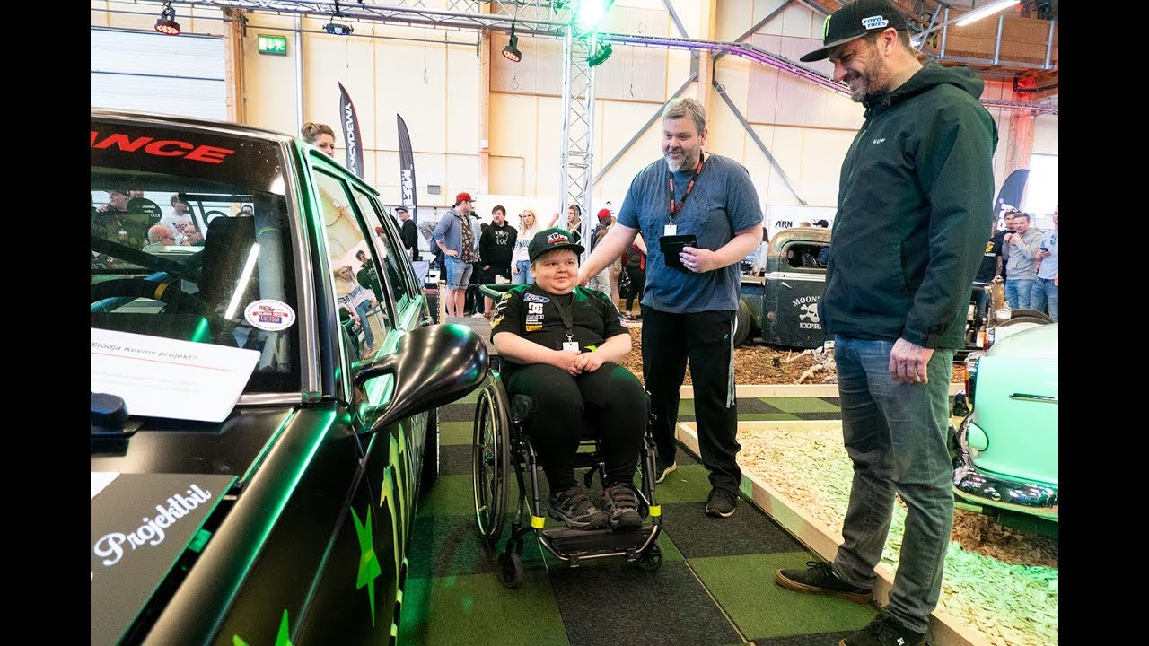 15-årige Kevin fick träffa sin idol Ken Block