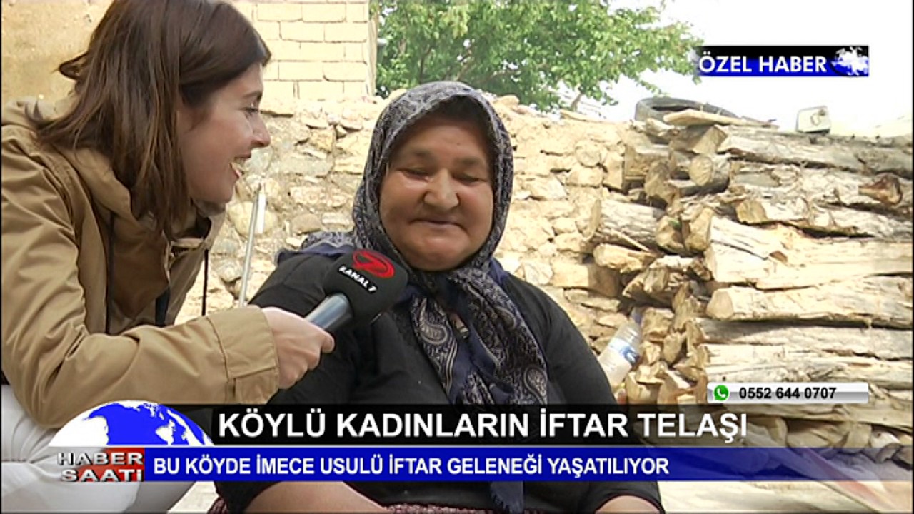 KONYA'NIN SIZMA KÖYÜNDE İMECE USULÜ İFTAR GELENEĞİ YAŞATILIYOR - KANAL 7 HABER - DERYA EFE