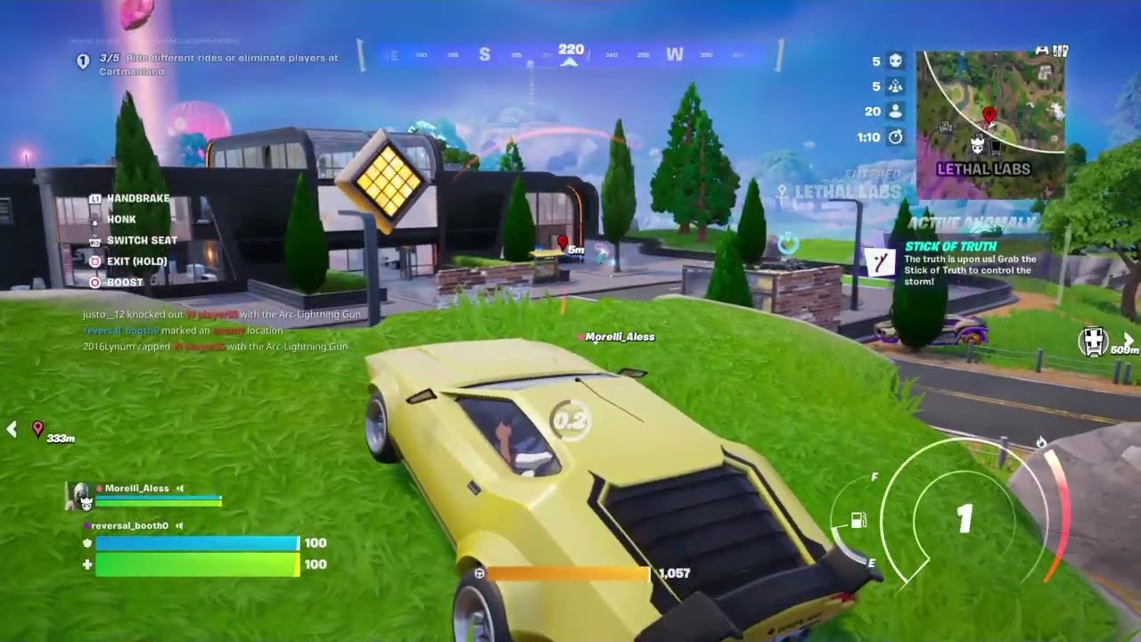 Danny phantom skin  fortnite gameplay