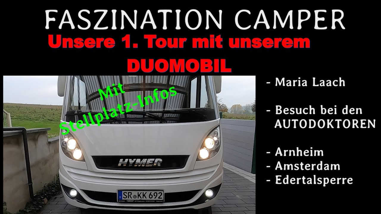 Unsere erste Tour mit dem DUOMOBIL bis Amsterdam