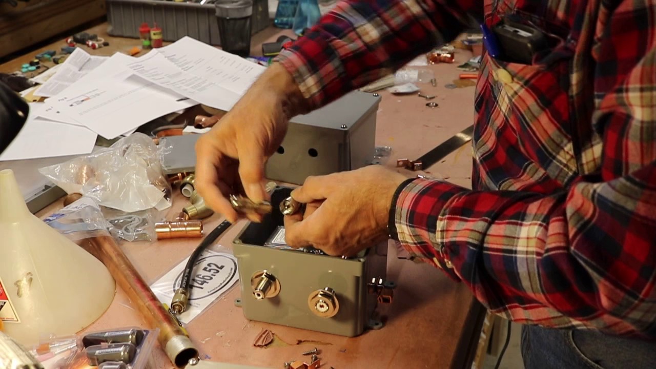 Constructing a Amateur Radio Antenna Grounding Box