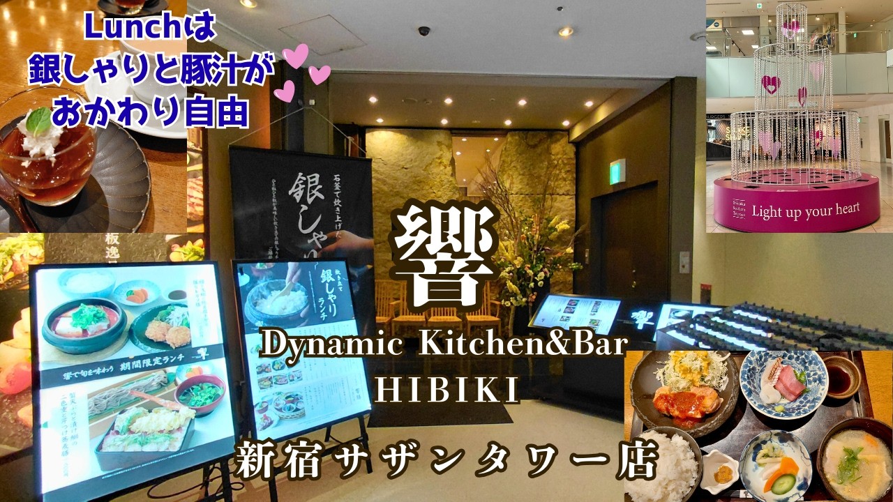 【vlog】『響』新宿サザンタワー店 コスパ最高✨ おすすめ Lunch ナレーション🎙️有 #tokyo