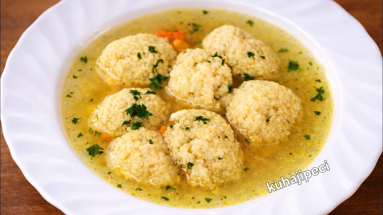Knedle Za Supu | Kako Ih Najlakse Napraviti | Dumplings for Soup