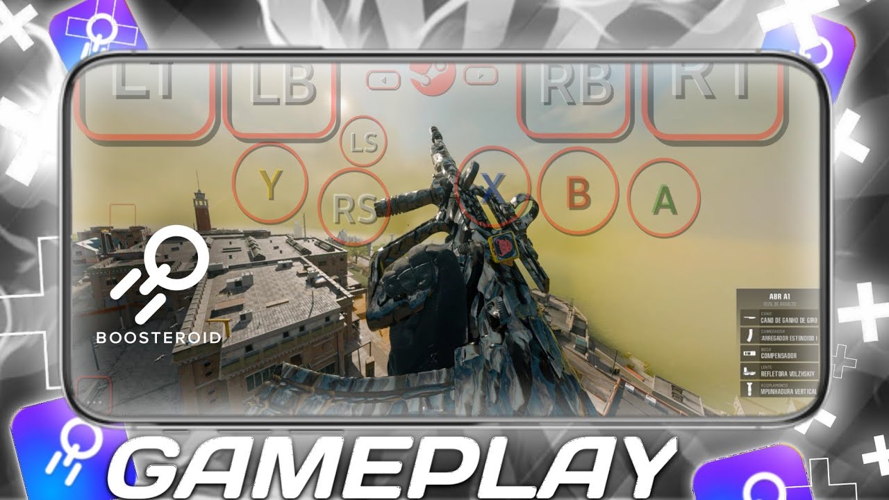 WARZONE DE PC NO CELULAR GAMEPLAY BOOSTEROID #boosteroid_gameplay #boosteroid 