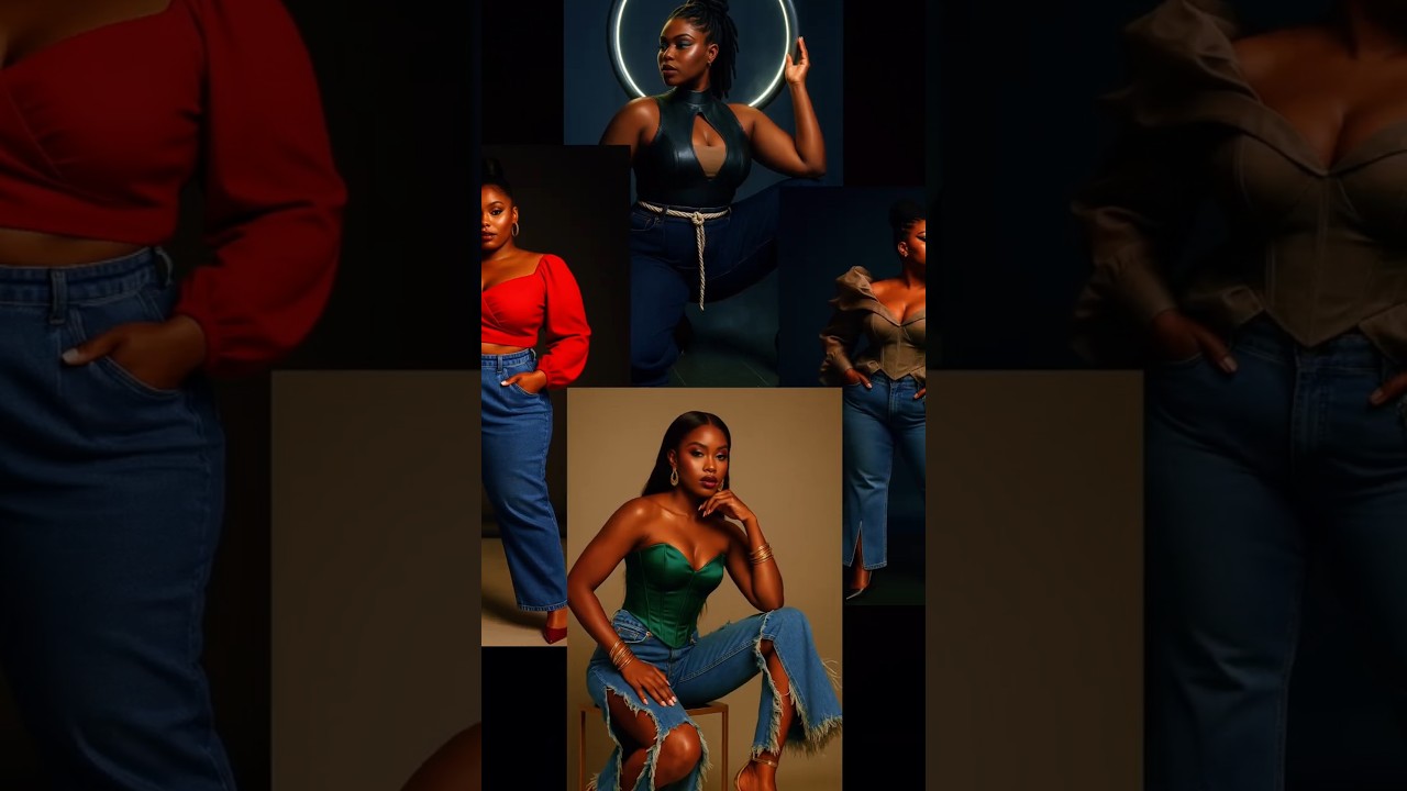 Bold Denim Poses + Makeup You&rsquo;ll Want to Try 💄👖#PhotoshootInspo