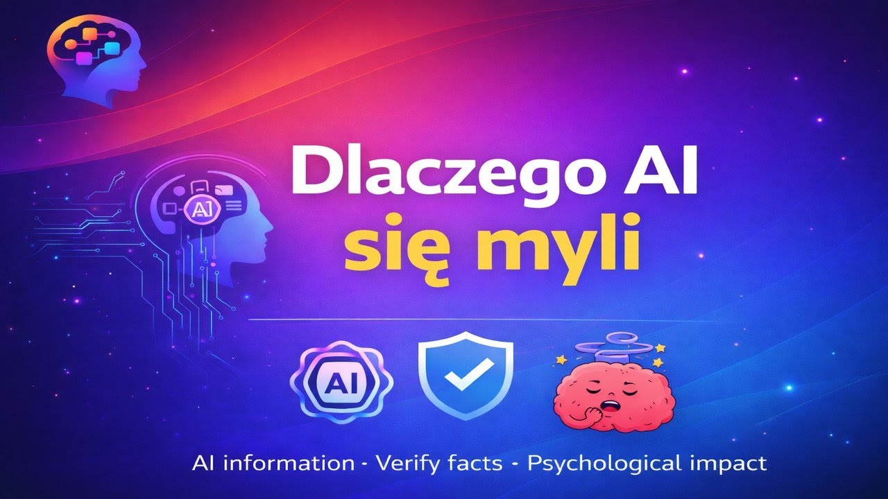 Dlaczego AI się myli, a pomimo tego jej ufamy? #newvideo #ai #sztucznainteligencja #information