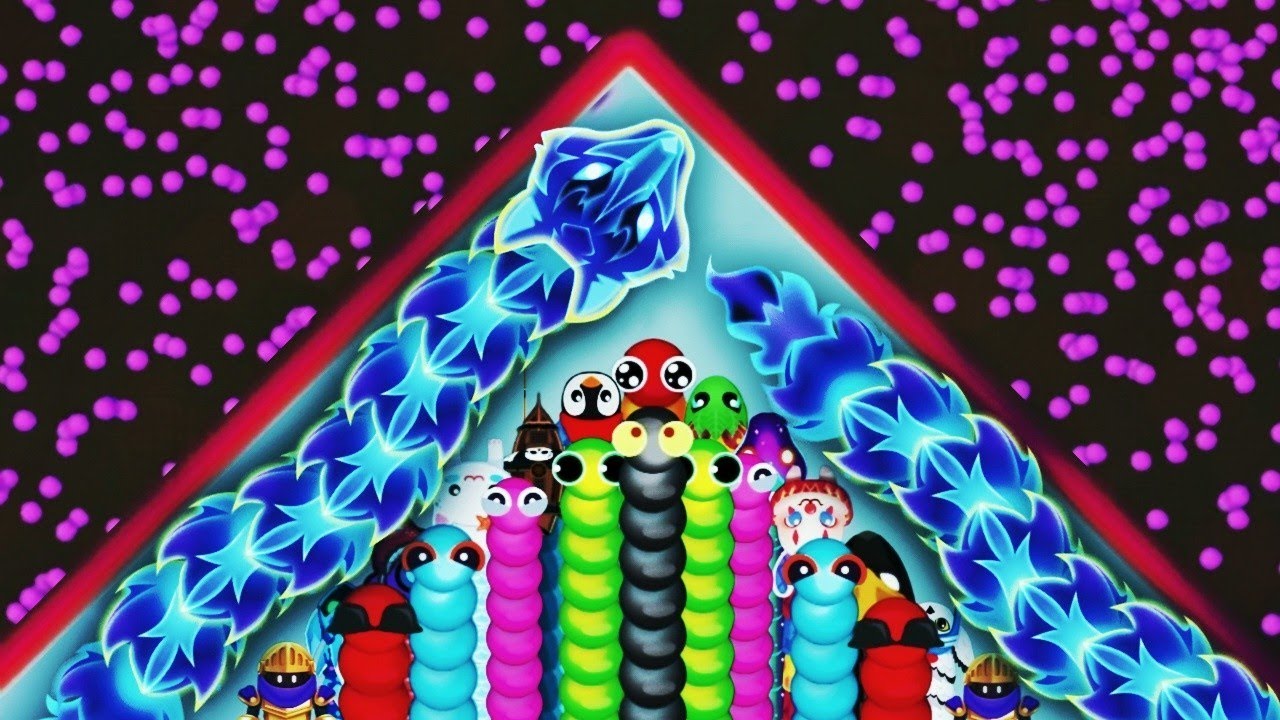SNAKE IO 🐍HOW TO DEFEAT DANGEROUS TOP 01 BIGGEST SNAKE? EPIC SNAKE IO 