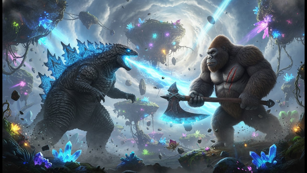 King Kong vs. Godzilla: The Power of a Hollow Earth Titan Battle