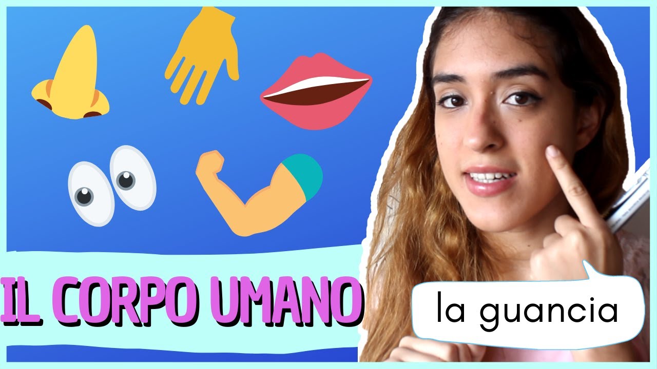 O CORPO HUMANO em italiano! (vocabulário)