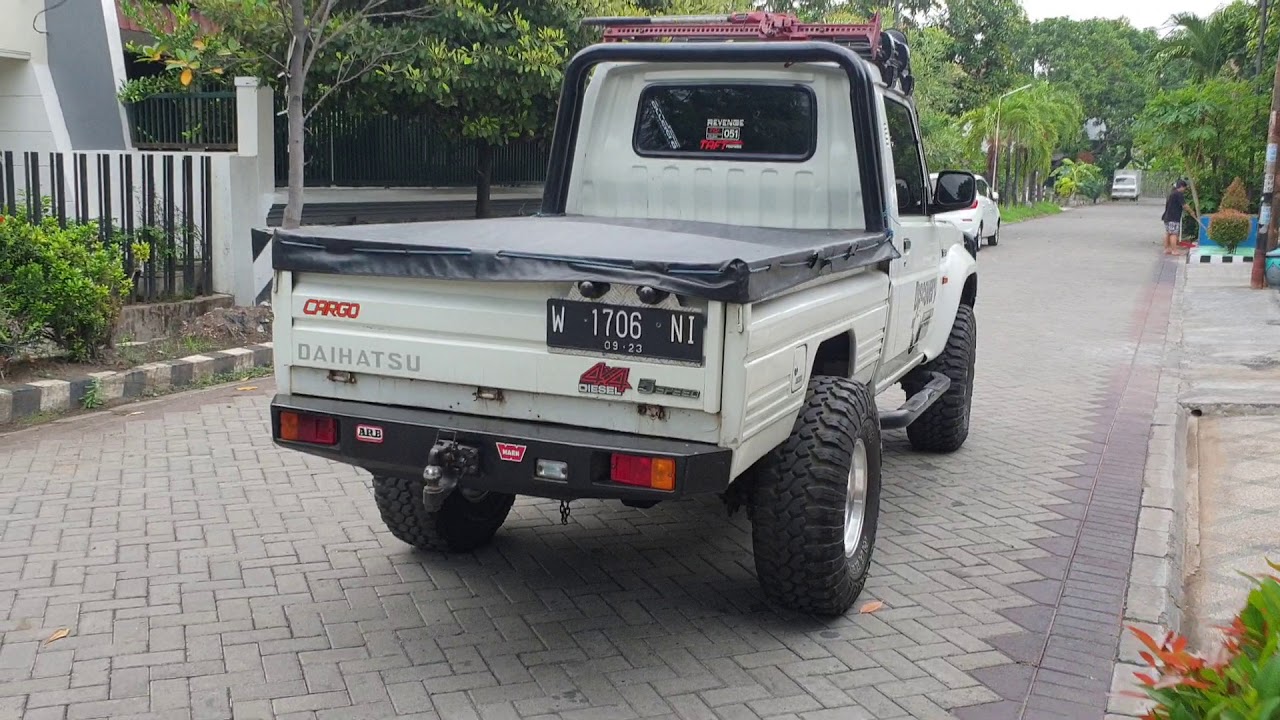 DIJUAL TAFT HILINE PICKUP ASLI 4X4 DIESEL TH 1991 KONDISI SUPER ANTIK FULL OPTION RUGGER 199JT