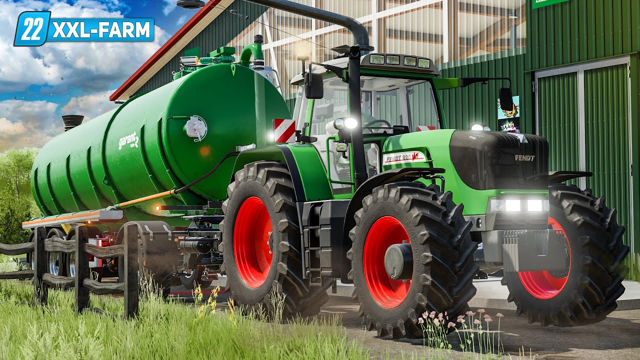 LS22 XXL Farm #51: Erste GÜLLELIEFERUNG zur Biogasanlage + Milchlieferung | FARMING SIMULATOR 22