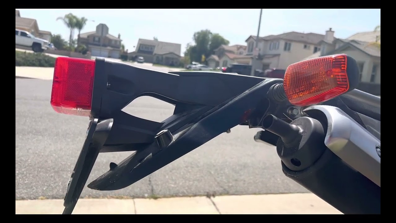 DG Exhaust installed on 2022 Yamaha XT250 Dual Sport Motorcycle