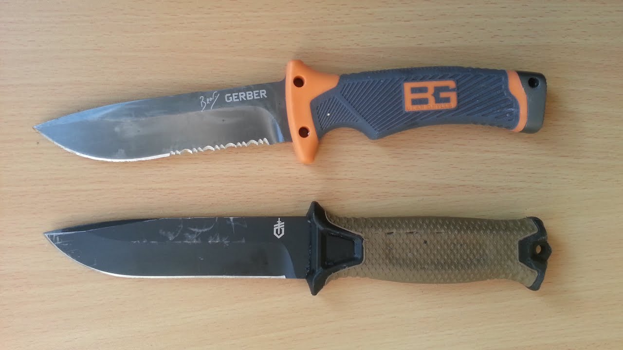 Gerber StrongArm Vs Bear Grylls Ultimate Knife
