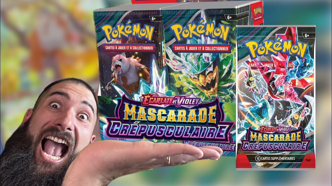 L'ALTERNATIVE QUI TOMBE !!! OUVERTURE DE LA NOUVELLE SERIE POKEMON EV6 MASCARADE CREPUSCULAIRE !
