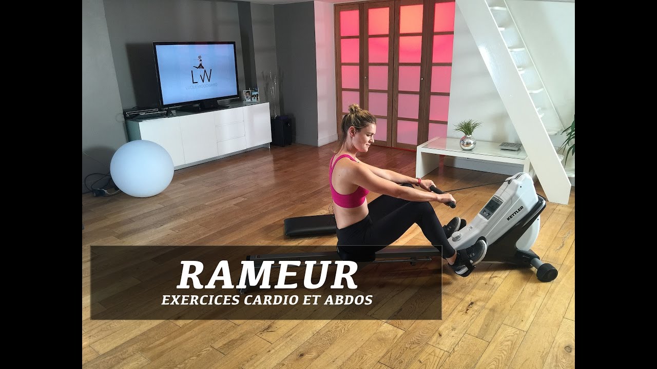 Entraînement rameur Kettler cardio / abdos - FITNESS STUDIO BY LUCILE