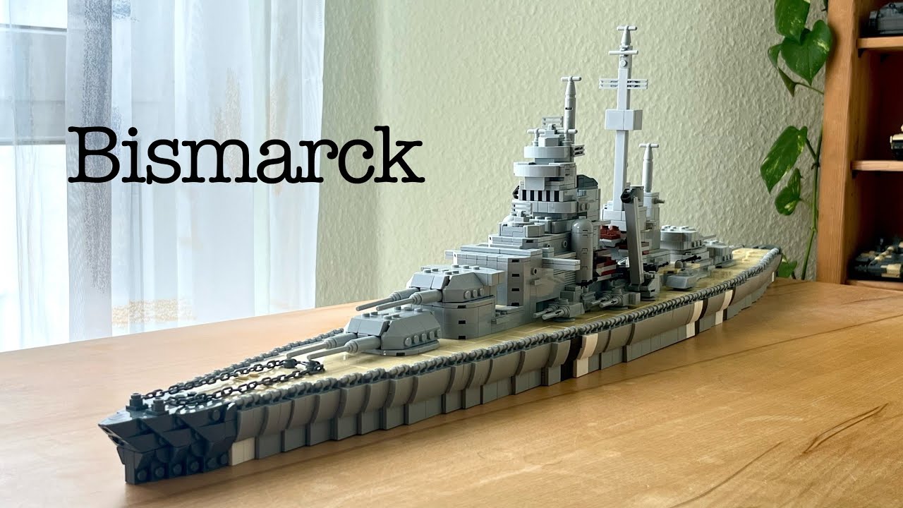 Building a LEGO Bismarck in 11 Minutes!