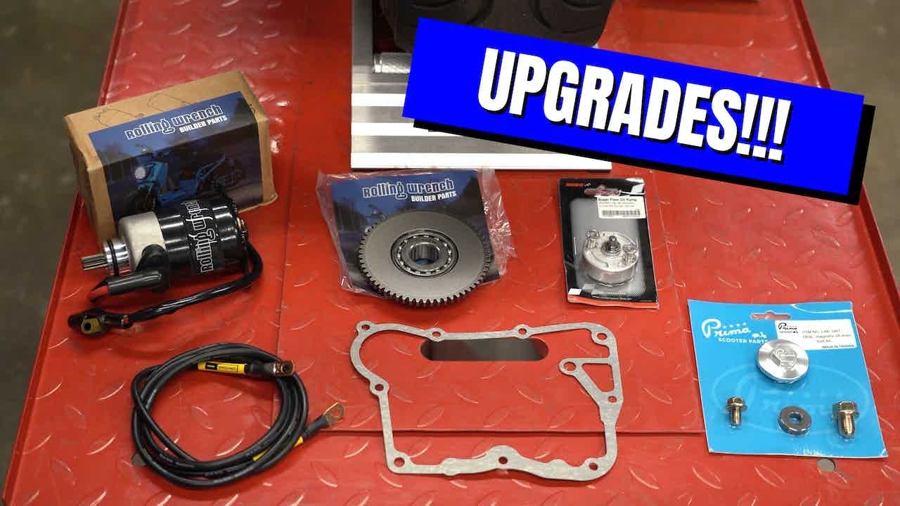 Honda Ruckus - High Torque Starter, Starter Clutch & High Flow Oil Pump Install