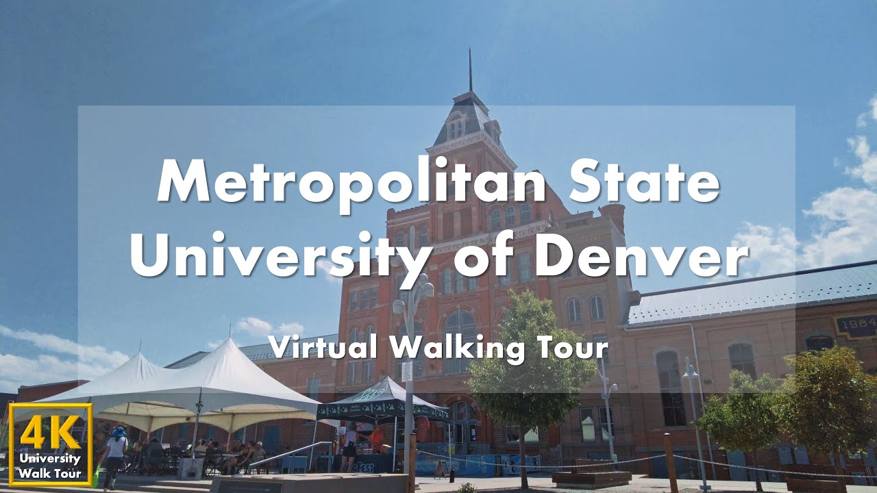 Metropolitan State University of Denver - Виртуальная пешеходная экскурсия [4k 60fps]