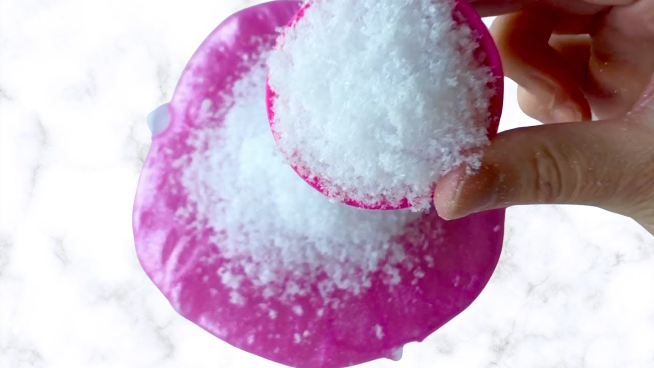 Edible Glitter Slime Mixing Special Crunchy Slime Series