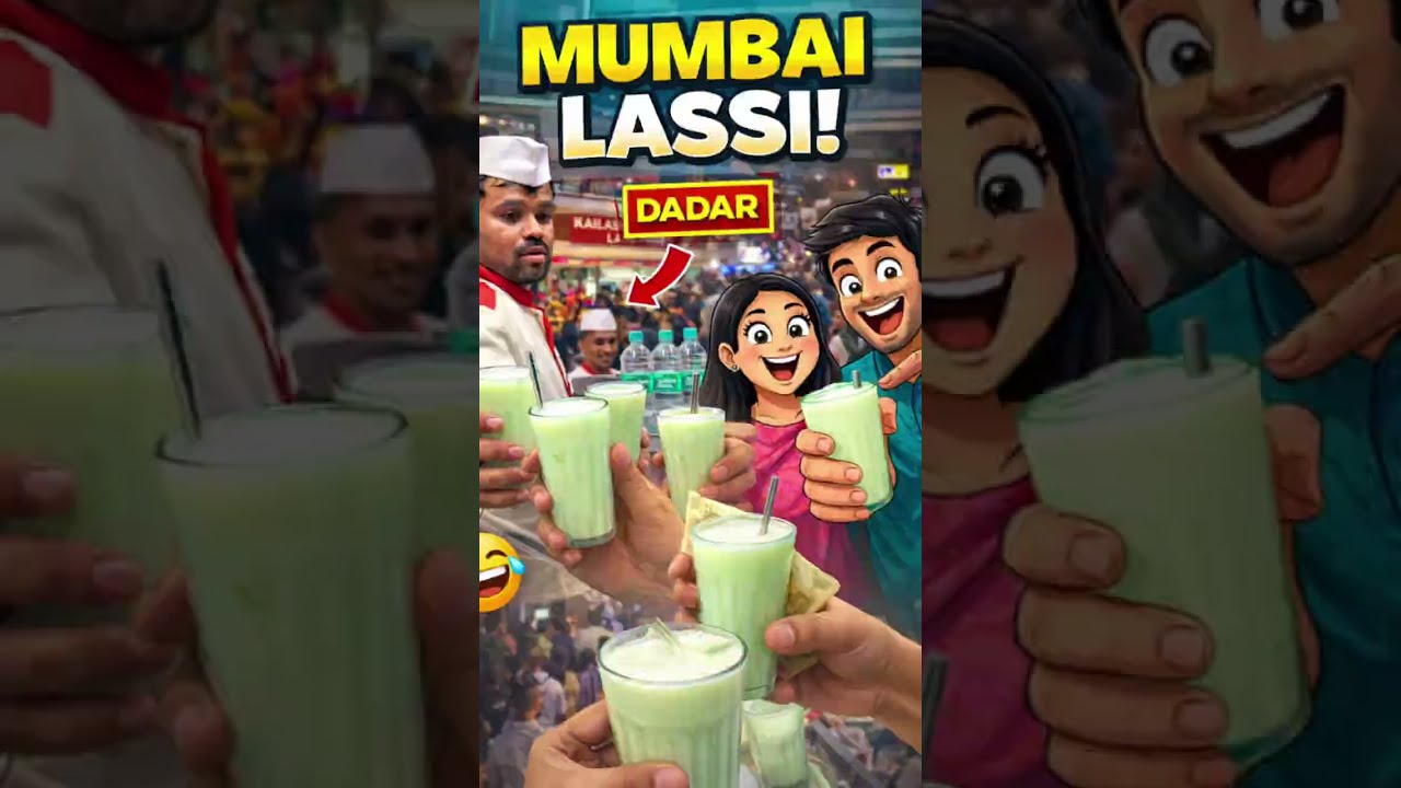 Dadar Kailash Lassi & Vada Pav Review | Mumbai's Best Street Food? 🥛🍔
