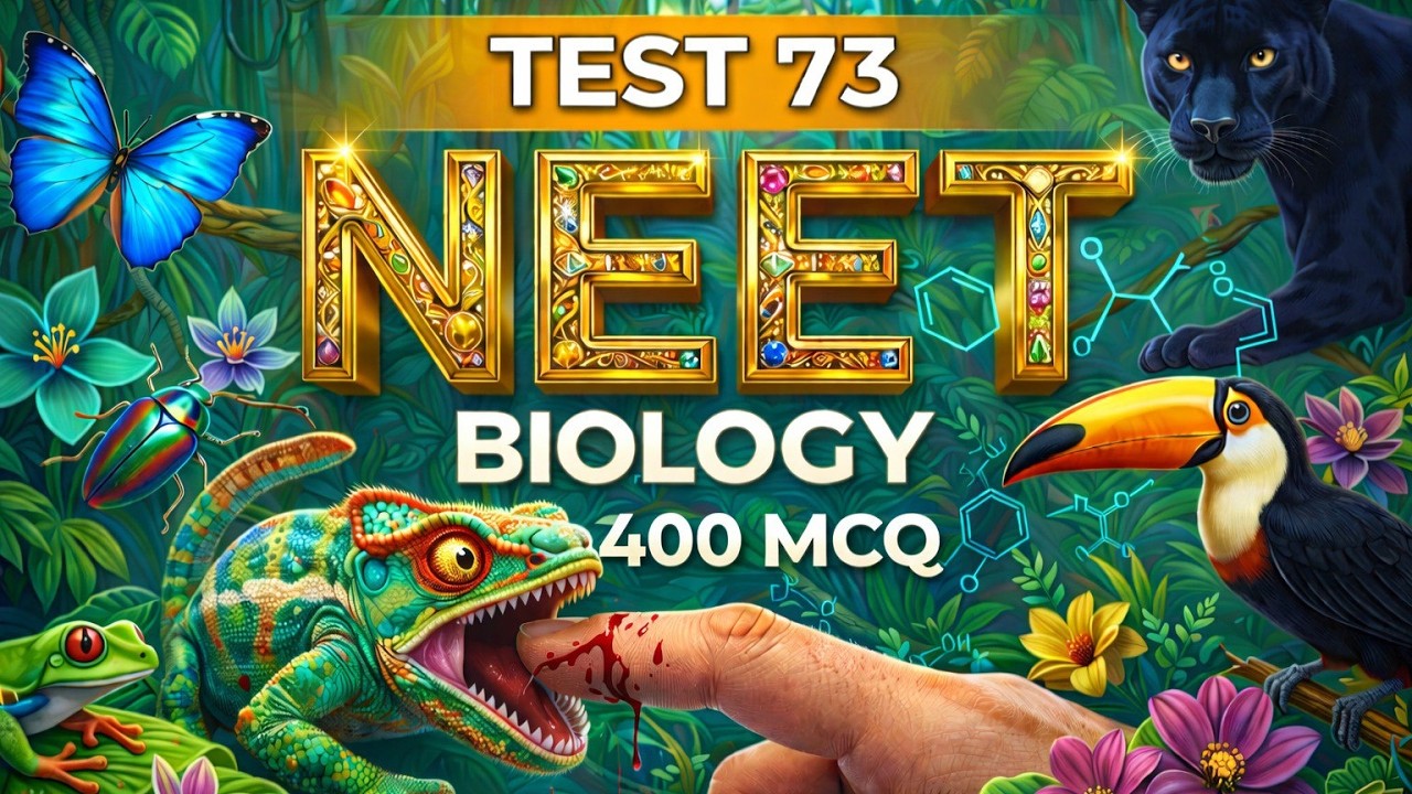 Most Expected  400  MCQ BIOLOGY Question For Neet    2026 BIOLOGY BEST  MCQ NEET