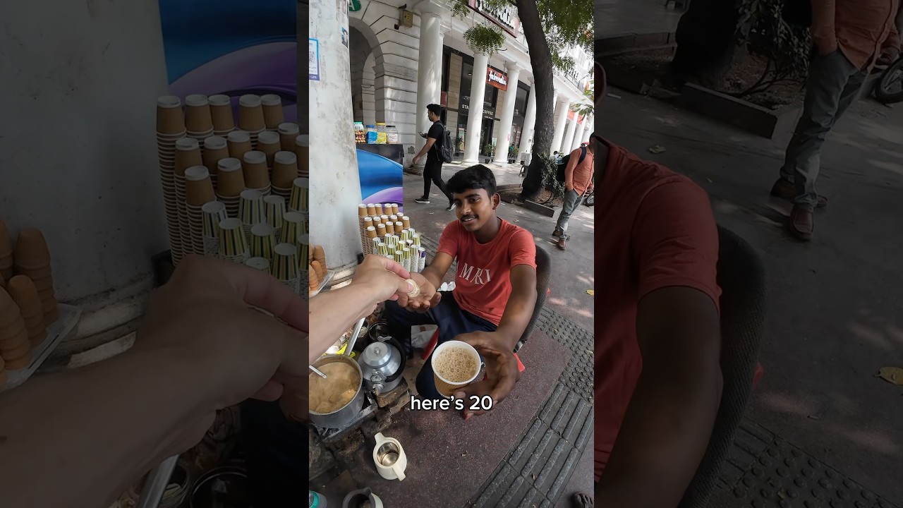 0.20p india tea! #streetfood #foodreview #usa #food