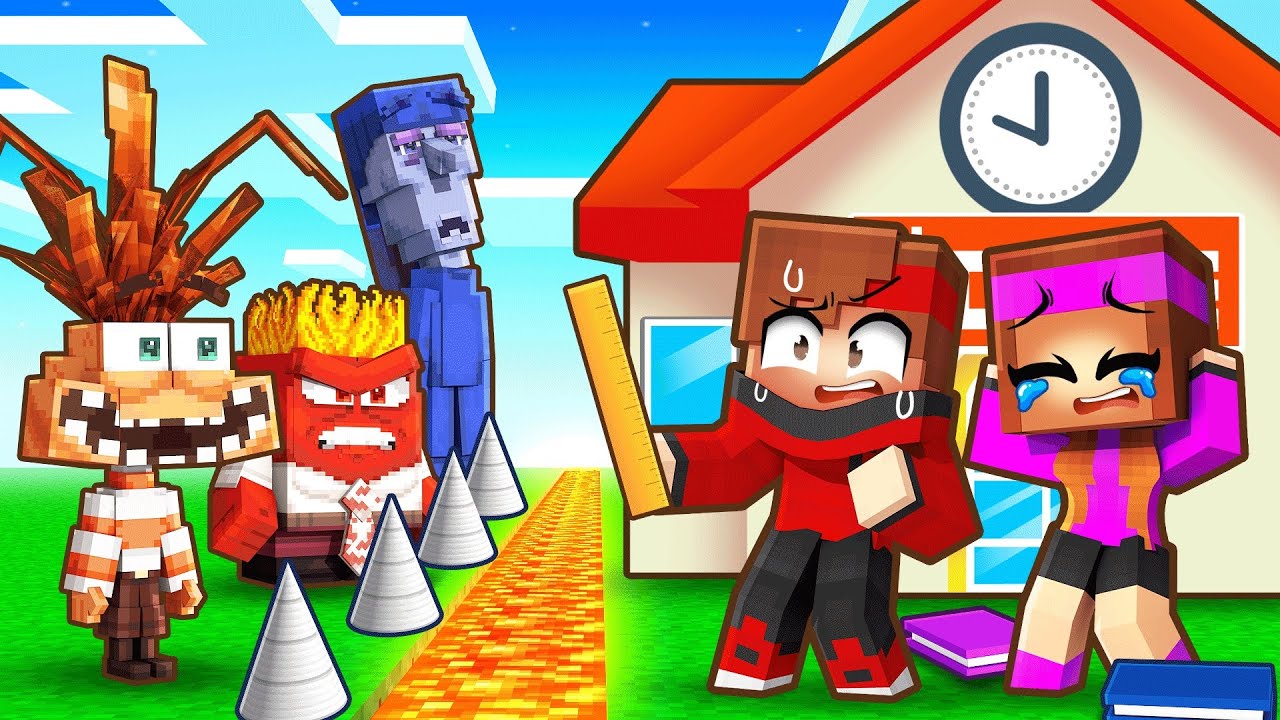 Vice Versa VS École SUPER sécurisée sur Minecraft !