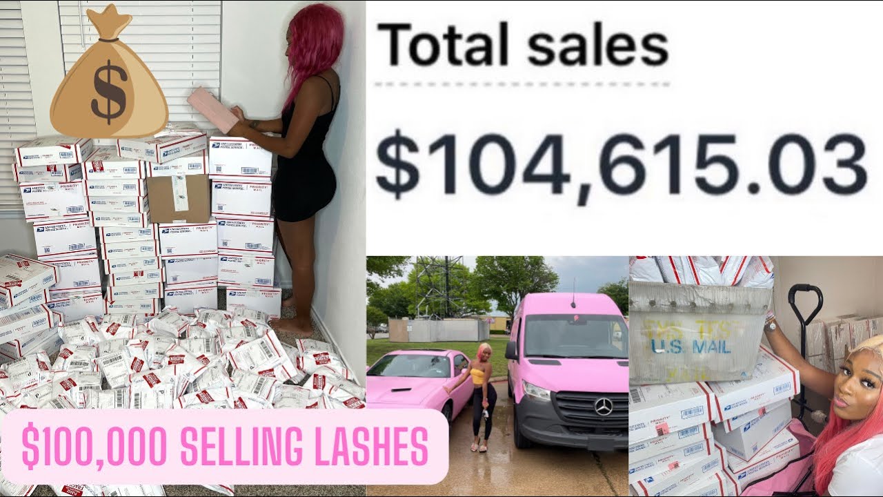 HOW I MADE 100K SELLING LASHES IN 9 MONTHS!| BUSINESS MOTIVATION