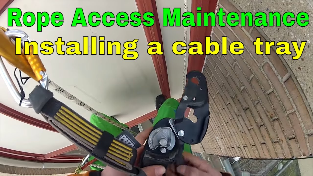 Rope Access Kabelgoot Montage