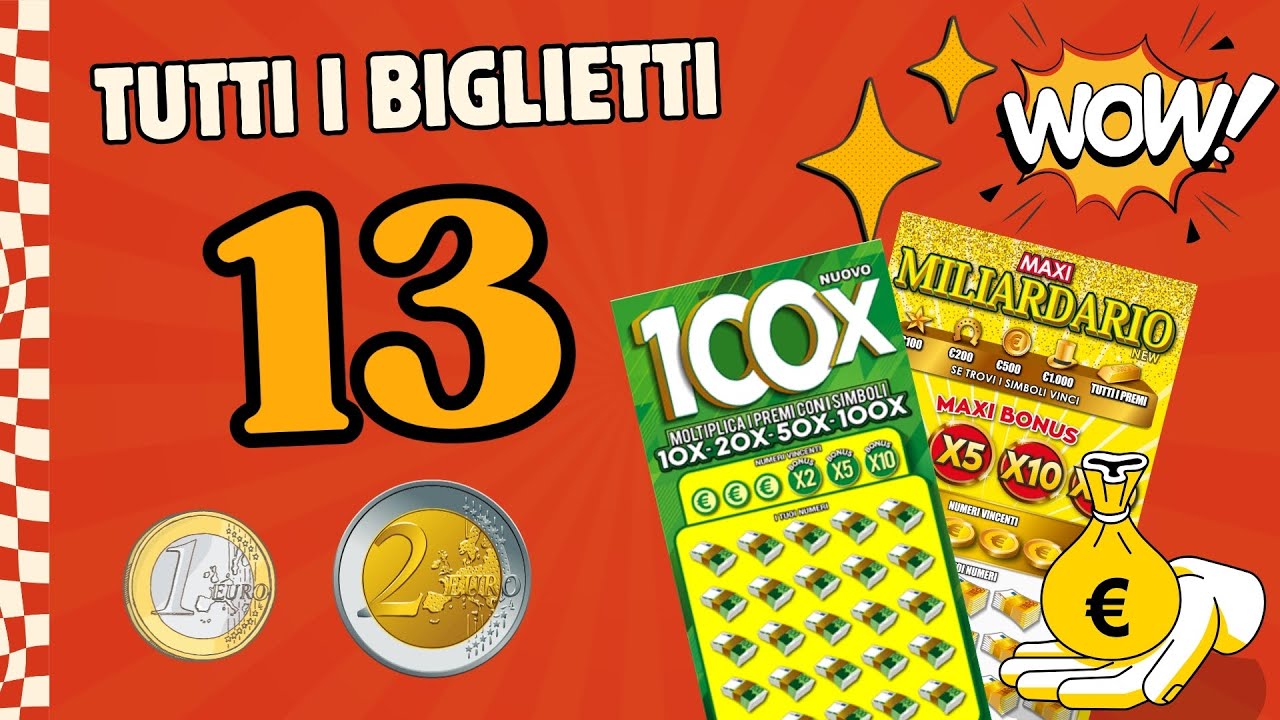 Gratto tutti i biglietti 13!