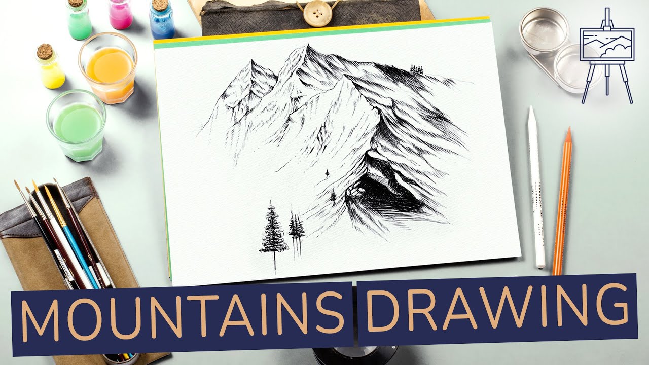 How to Draw Mountains for Beginners
